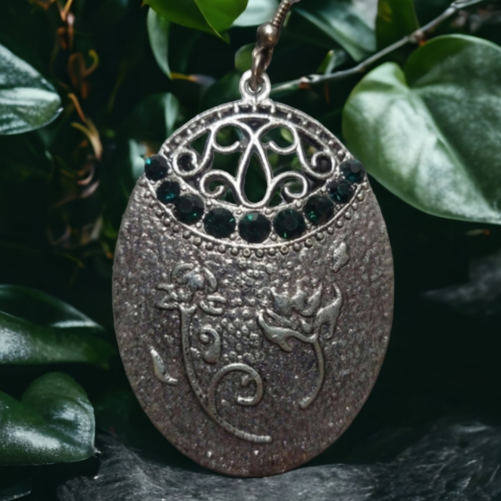 Oval earrings